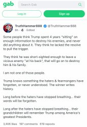 Gab Trump Meme Template