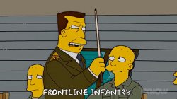 Frontline infantry Meme Template