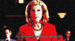 Diane Lockhart I’m sorry was that in your opinion deep-fried 3 Meme Template
