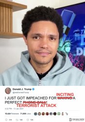 Scumbag Trevor Noah Meme Template