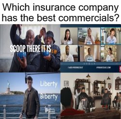 Which Is The Best Insurance Commercial Meme Template