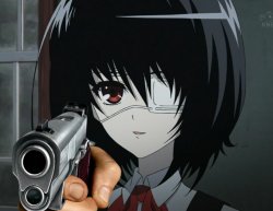 Misaki's Gun Meme Template