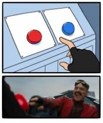 Red vs blue Meme Template