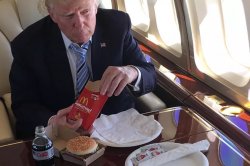 Trump & His Mickey D's Meme Template