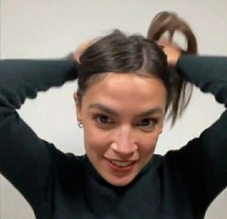 Aoc hair Meme Template