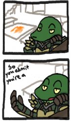 Argonian So You Admit You're A X Meme Template