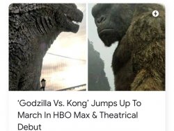 Godzilla vs Kong News Meme Template