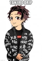 Tanjiro drip Meme Template