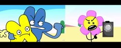 Four yelling at Announcer Meme - BFB Meme Template
