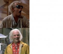 Doc Brown Drake Format Meme Template