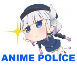Anime Police Official logo Meme Template