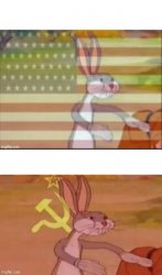 Bugs bunny communist us and Russian Meme Template