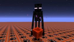 enderman holding restone Meme Template