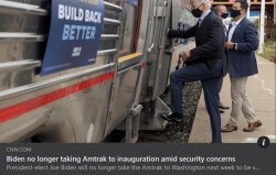 Biden Amtrak inauguration Meme Template