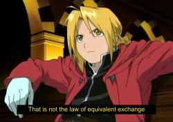 that is not the law of equivalent exchange template Meme Template