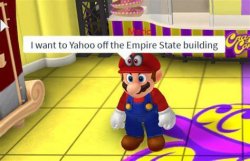 I want to Yahoo of the Empire State building Meme Template