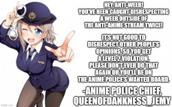 Offical Anime violation lvl 2 Meme Template