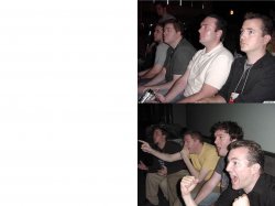 Guys Watching A Sports Game Meme Template