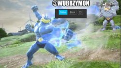 wubbzy machamp announcement Meme Template