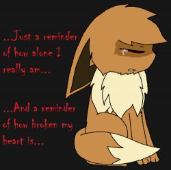 Alone Eevee Meme Template