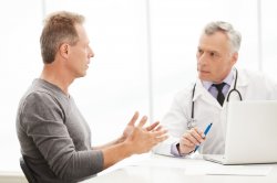 Man talking to doctor Meme Template