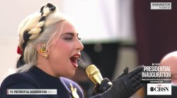 Lady Gaga Biden Inauguration Meme Template