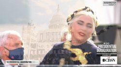 Lady Gaga Biden Inauguration Meme Template