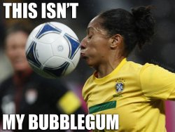 Not my bubble gum Meme Template