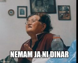 Nemam ja ni dinar Meme Template