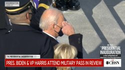 Biden inauguration salute Meme Template