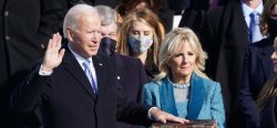 President Biden swearing in Meme Template