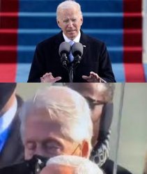 Bill Clinton Sleeping Meme Template