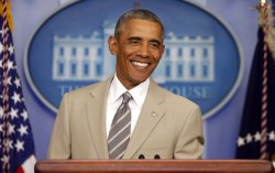 Obama Tan Suit Meme Template