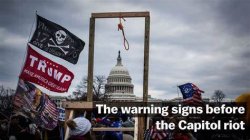 The warning signs before the Capitol riot Meme Template