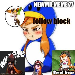 newmr.meme 77 meggy announcement Meme Template