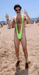Beach Borat like  Meme Template