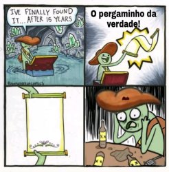 pergaminho da verdade Meme Template