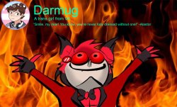 darmug's announcement template Meme Template