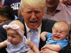 Donald Trump Babies Crying Meme Template