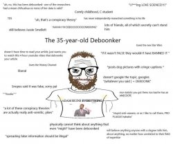 35-year-old deboonker Meme Template