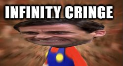 Infinity cringe Meme Template