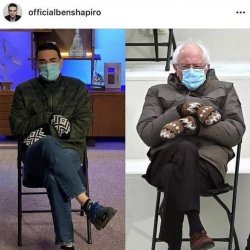 Shapiro-Bernie WhoWoreItBetter Meme Template