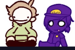 Purple guy and dream but odd Meme Template