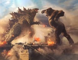 Godzilla vs Kong Meme Template