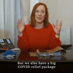 Jen Psaki wants a big package Meme Template