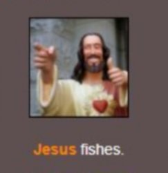 Jesus Fishes template Meme Template