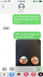 high sock puppet Meme Template