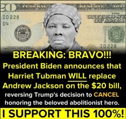 Harriet Tubman $20 bill Meme Template