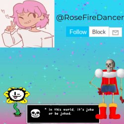 @RoseFireDancer announcement template Meme Template