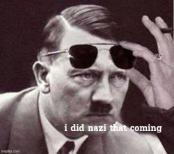 Hitler I did Nazi that coming Meme Template